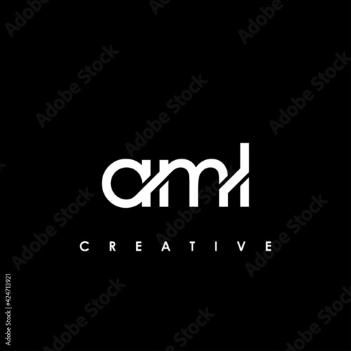 AML Letter Initial Logo Design Template Vector Illustration