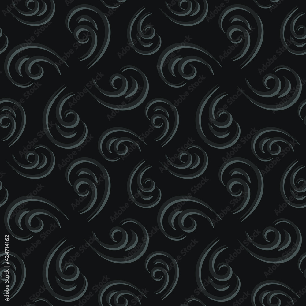 Patterns with shadow on a gray background, texture for design, seamless pattern, vector illustration Patterns with shadow on a gray background, texture for design, seamless pattern, vector illustration