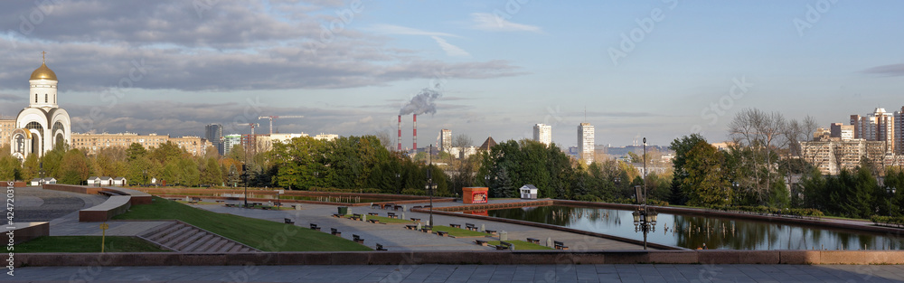 View of Moscow from Poklonnaya Gora