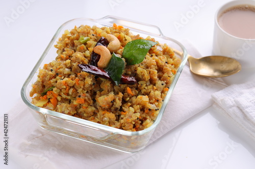 Fotografi Aval upma or poha  upma