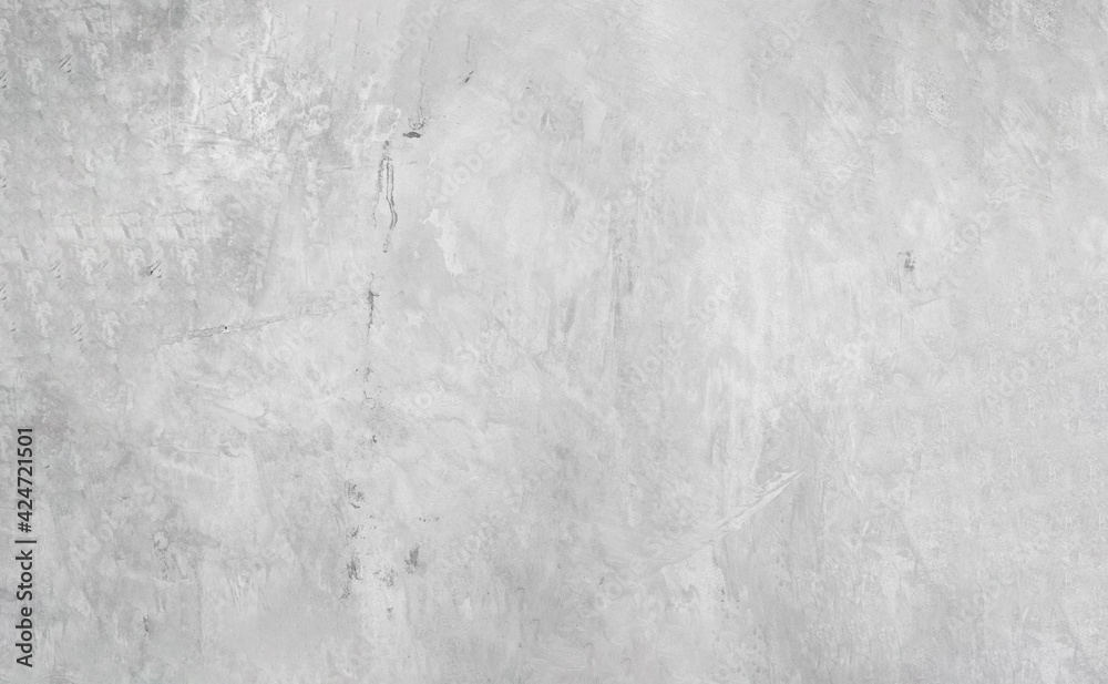 Fototapeta premium Old wall texture cement dirty gray with black background abstract grey and silver color design are light with white background.