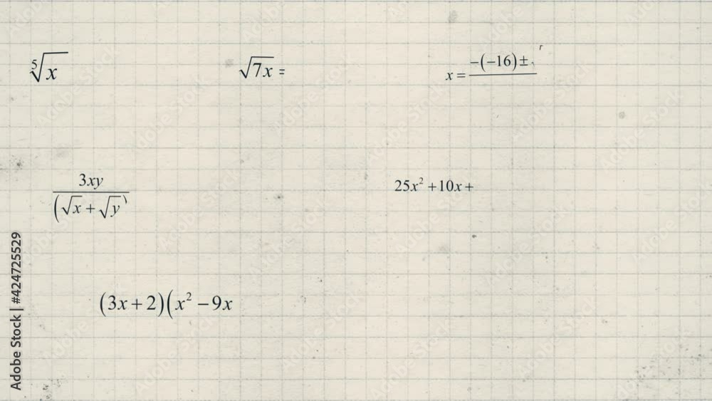 A series of mathematical equations, appearing on a sepia-toned old paper. Complexity, solutions, learning.
