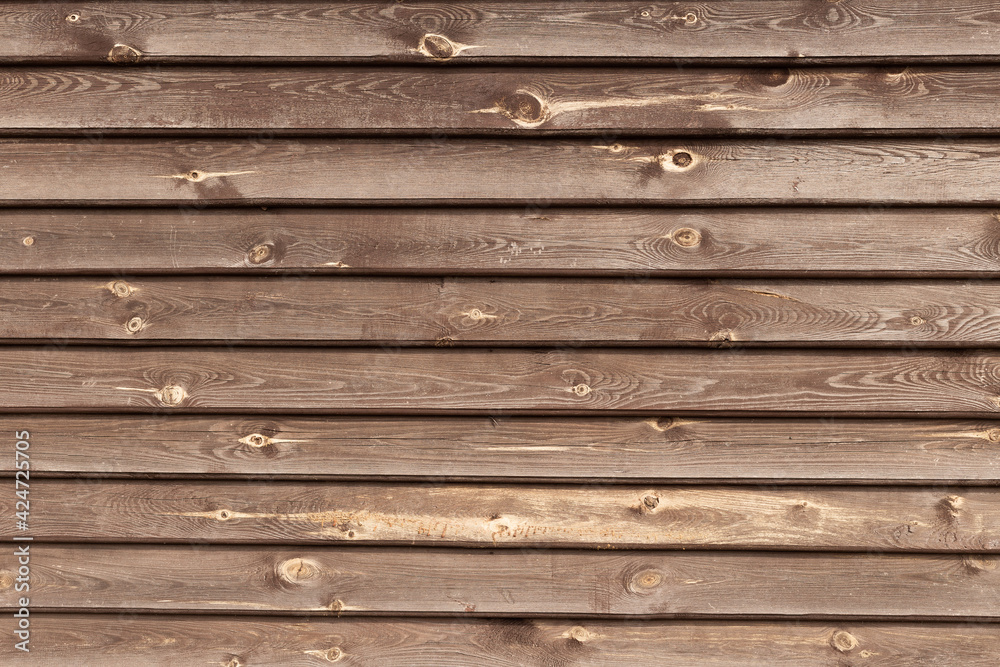 Obraz premium Big Brown wood plank wall texture background