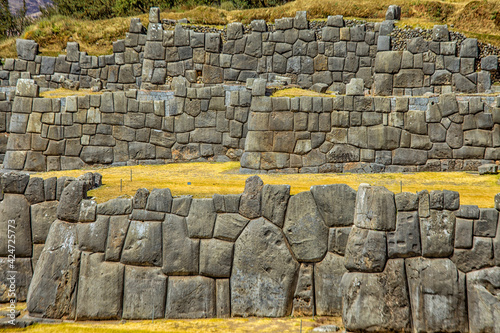 Ruins of Sacsayhuaman, Cusco, Peru photo