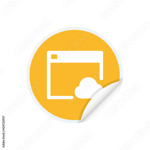 Cloud Browsing - Sticker