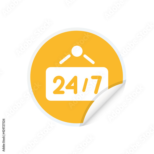24/7 - Sticker