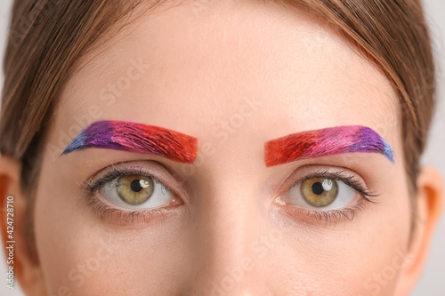 Beautiful woman with creati...