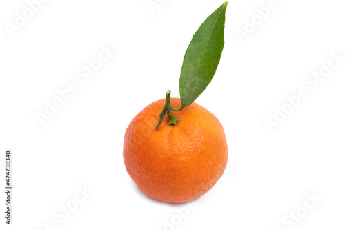 mandarin oranges isolated on white background