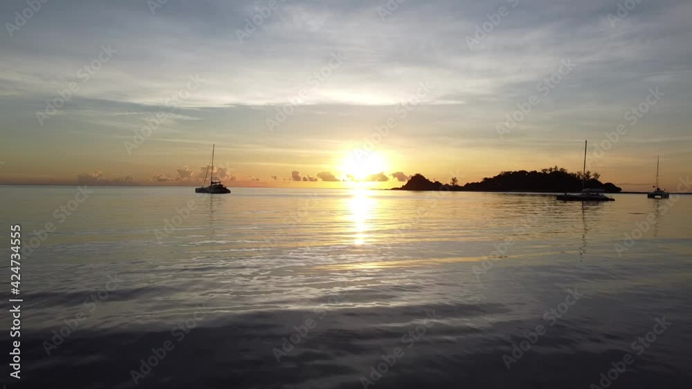 magnificent sunrise on the island coast magnificent sunrise on the island coast