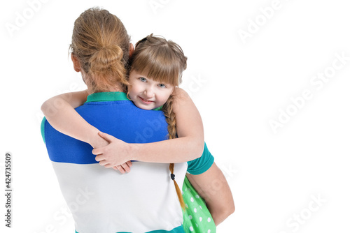 Portrait of happy father an...