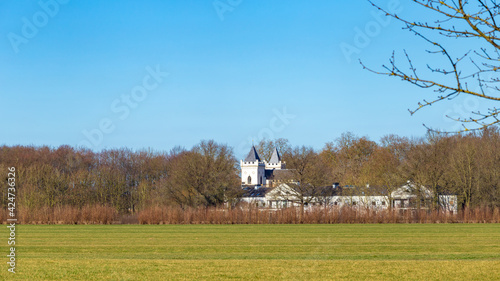 White castle Beverweerd in Utrecht in the Netherlands photo