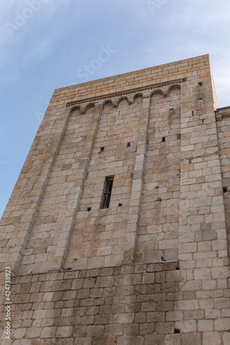 Day view of Cathedral of Santa Maria d'Urgell. Catalonia