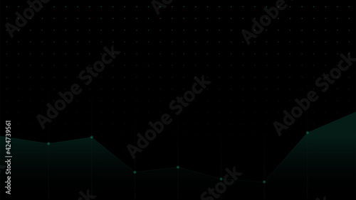 Digital stocks exchange chart diagram