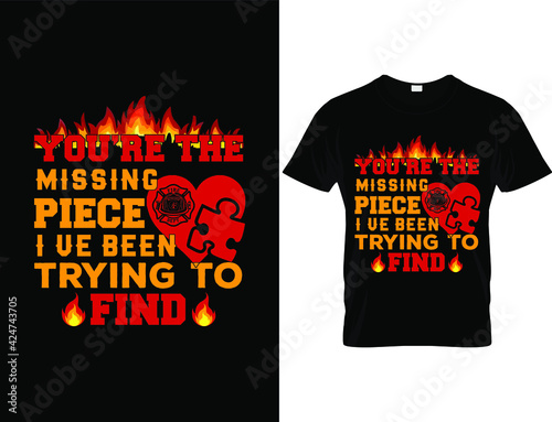 Firefighter T shirt design ,T shirt design vector
