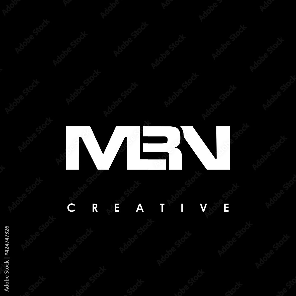 MBN Letter Initial Logo Design Template Vector Illustration MBN Letter Initial Logo Design Template Vector Illustration