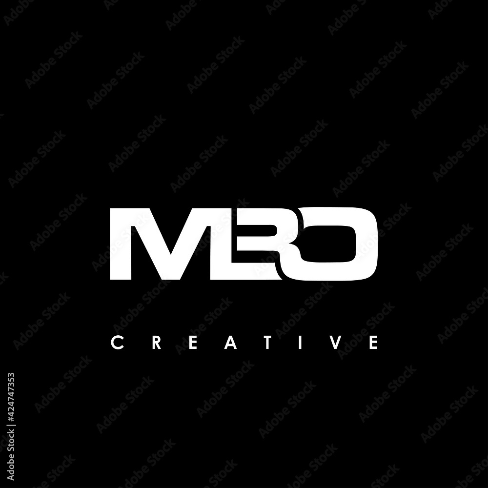 MBO Letter Initial Logo Design Template Vector Illustration MBO Letter Initial Logo Design Template Vector Illustration