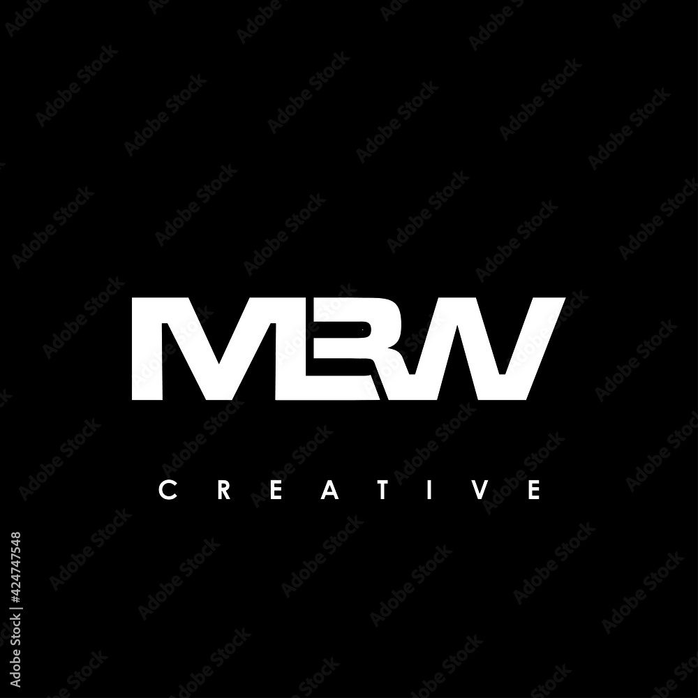 MBW Letter Initial Logo Design Template Vector Illustration MBW Letter Initial Logo Design Template Vector Illustration