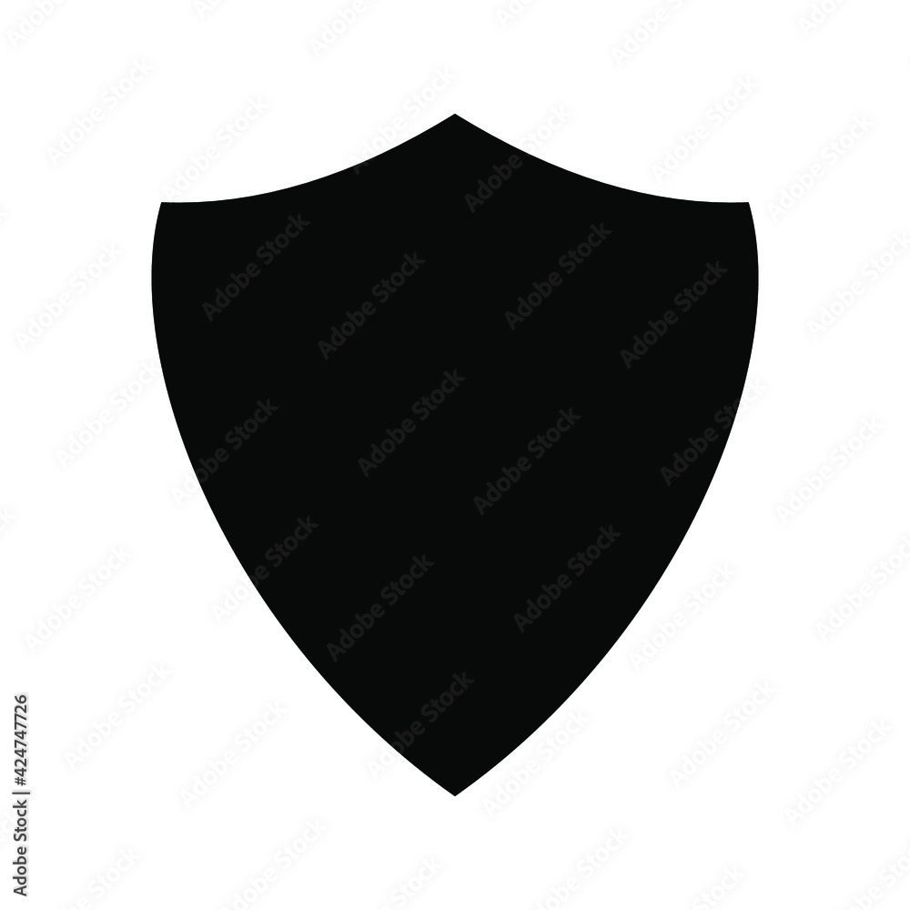 Shield Icon in trendy flat style isolated on grey background. Shield symbol for your web site design, logo,