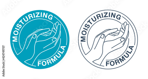 Skin moisturizing anti-age formula flat icon
