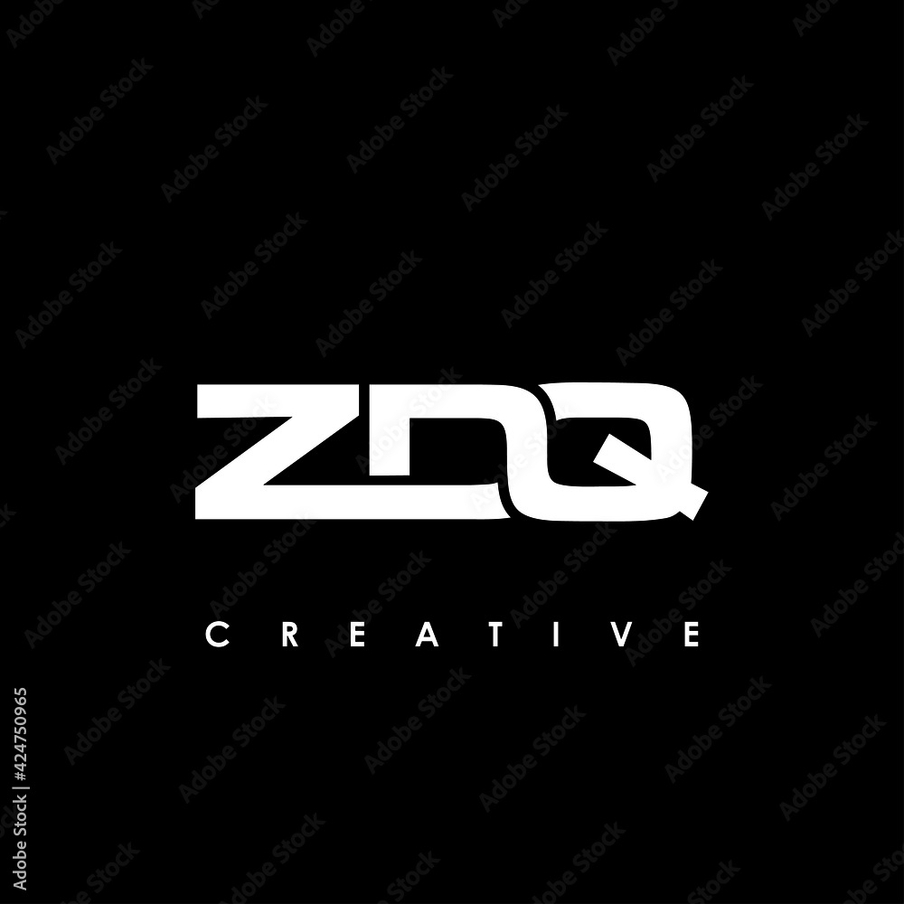 ZDQ Letter Initial Logo Design Template Vector Illustration ZDQ Letter Initial Logo Design Template Vector Illustration