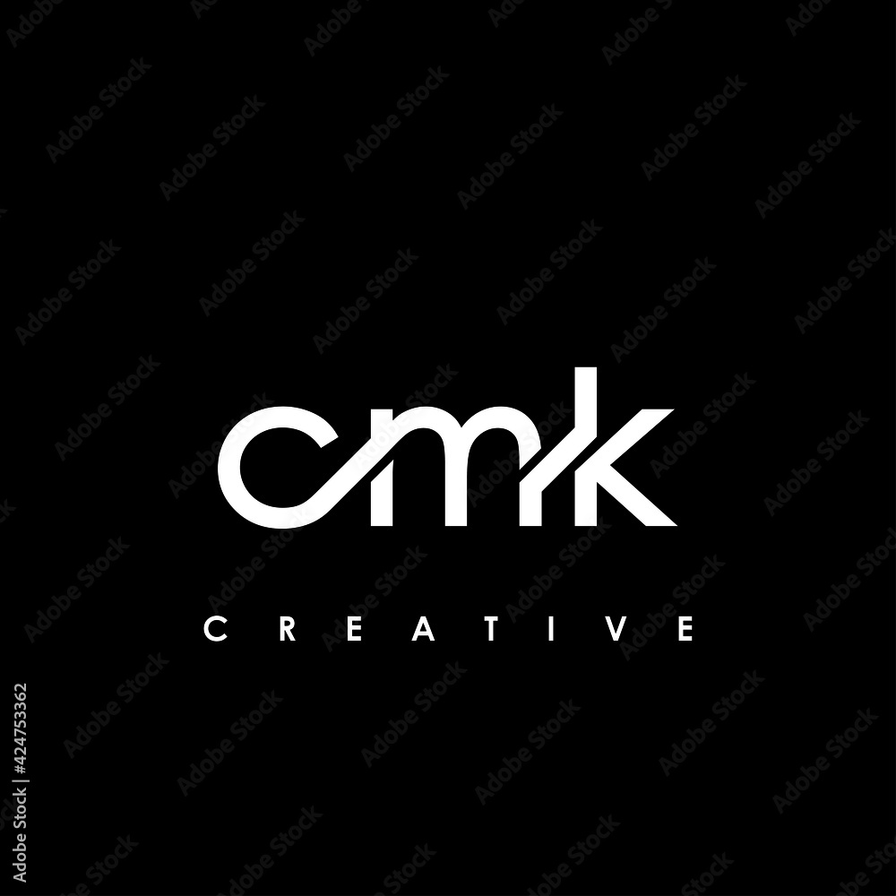 CMK Letter Initial Logo Design Template Vector Illustration