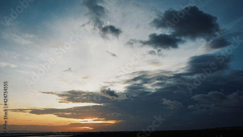 sunset over the sea © Madesunesa