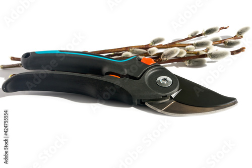 Wallpaper Mural Metal handy garden pruner for cutting young shoots on plants Torontodigital.ca