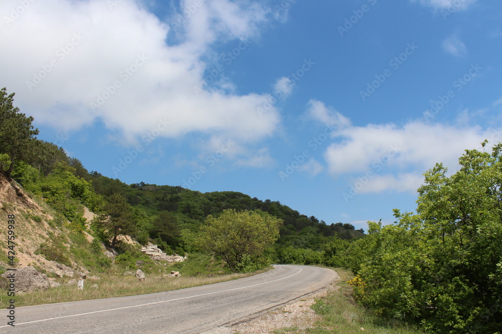 road to the mountains