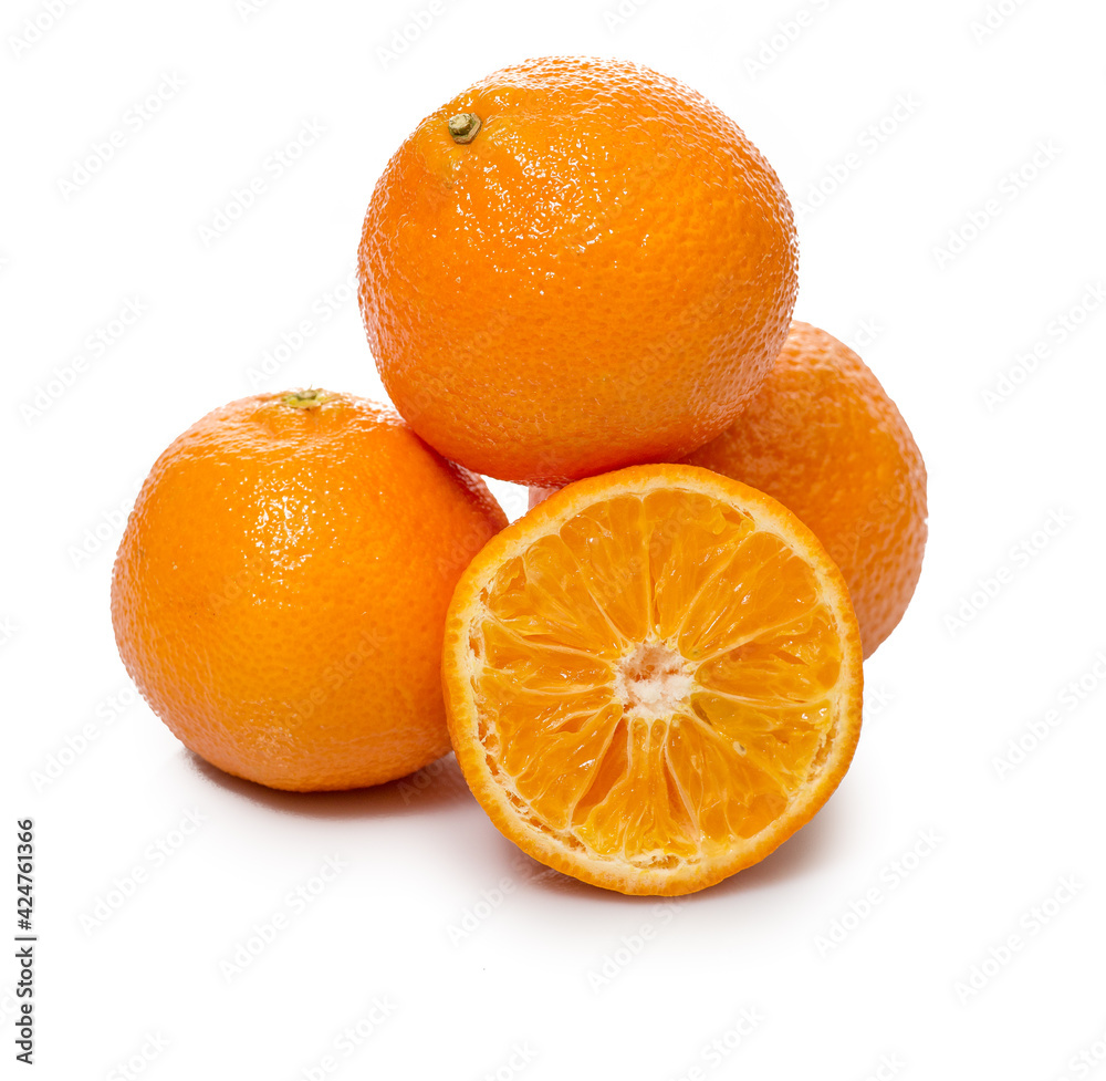 Oranges fruit isolated on white Oranges fruit isolated on white