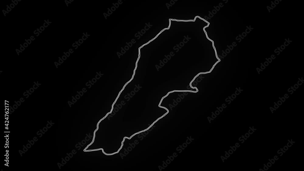 Map of Lebanon, Lebanon outline, Animated close up map of Lebanon Map of Lebanon, Lebanon outline, Animated close up map of Lebanon