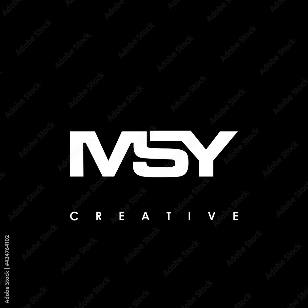 MSY Letter Initial Logo Design Template Vector Illustration MSY Letter Initial Logo Design Template Vector Illustration