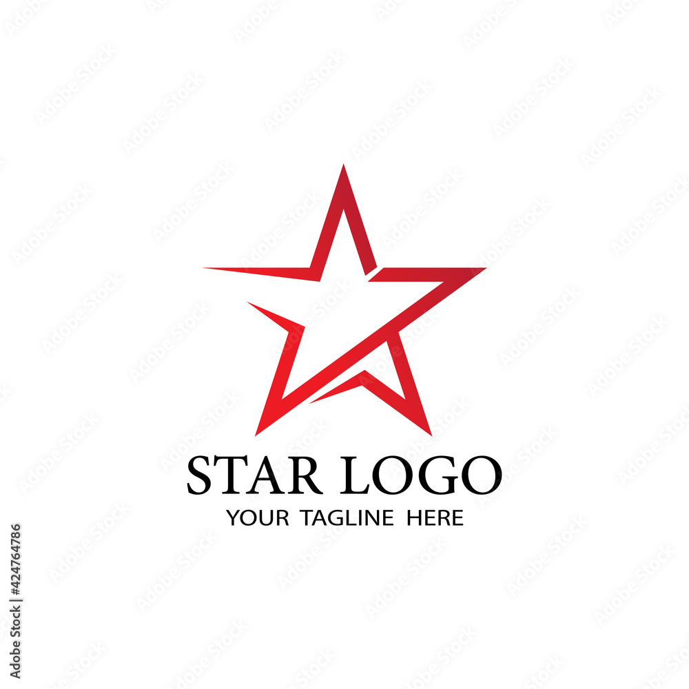 Star icon Template vector illustration design Star icon Template vector illustration design