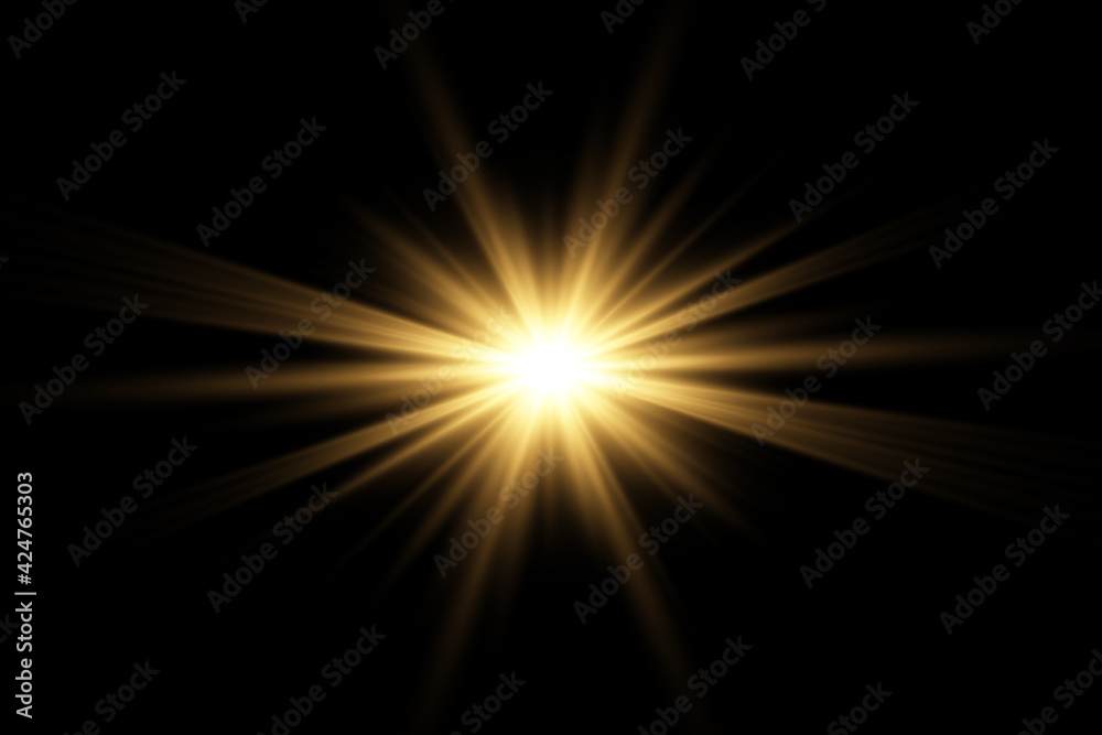 Vector transparent sunlight special lens flare light effect. PNG. Vector  illustration. Stock Vector | Adobe Stock