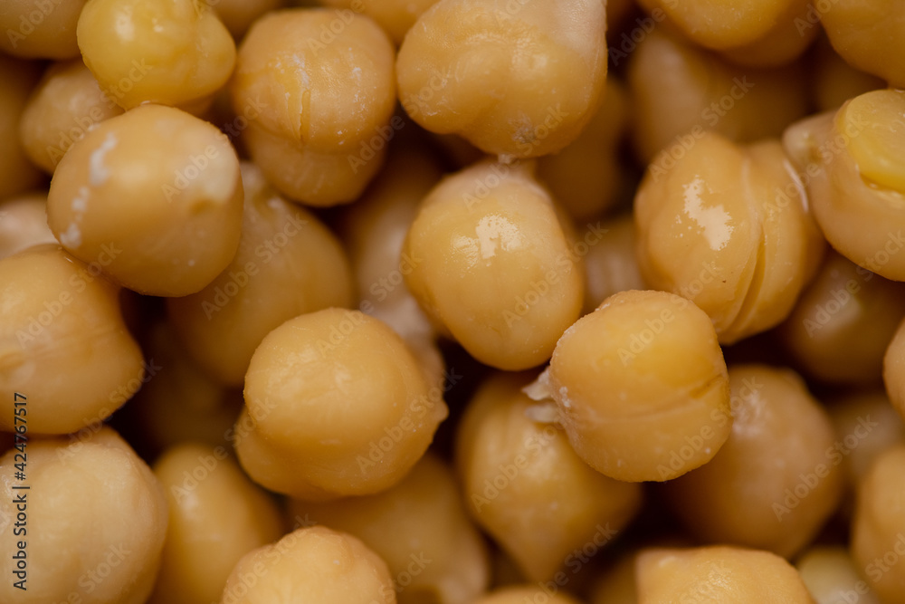 Chickpeas beans close up. Healthy eating. Chickpeas beans close up. Healthy eating.