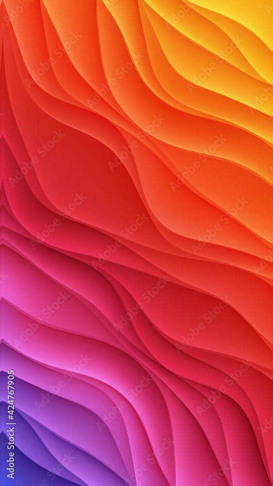 Red pink yellow color abstract flower background. Bright color pattern ...