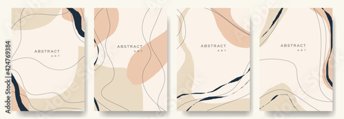 Modern abstract background.minimal trendy style with copy space for text - design templates good for postcards, poster, business card, flyer, brochure, magazine, social media and other. vector eps 10
