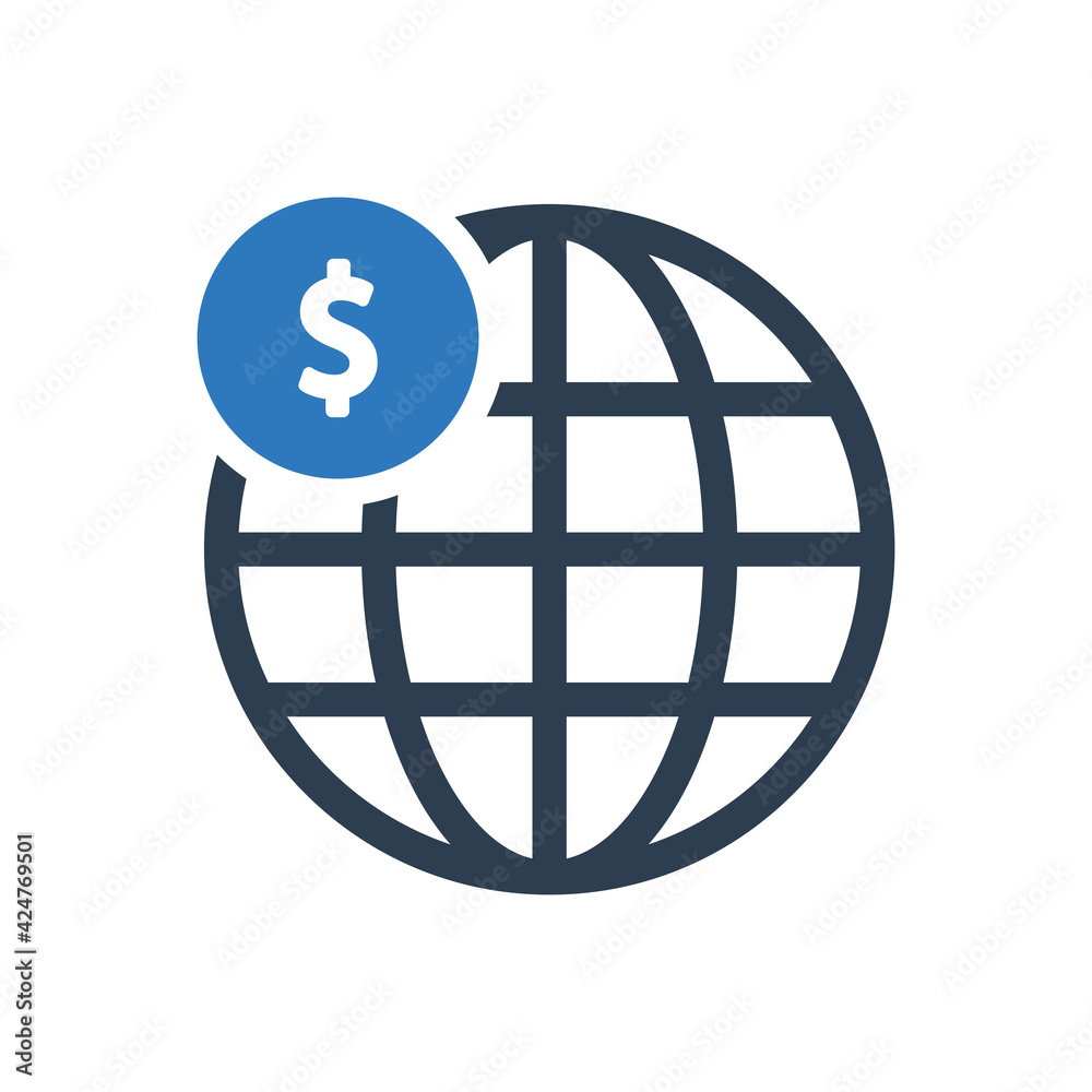 global business and investment icon global business and investment icon