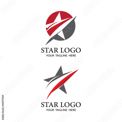 Free Download Star icon Template vector illustration design - GFXLoad