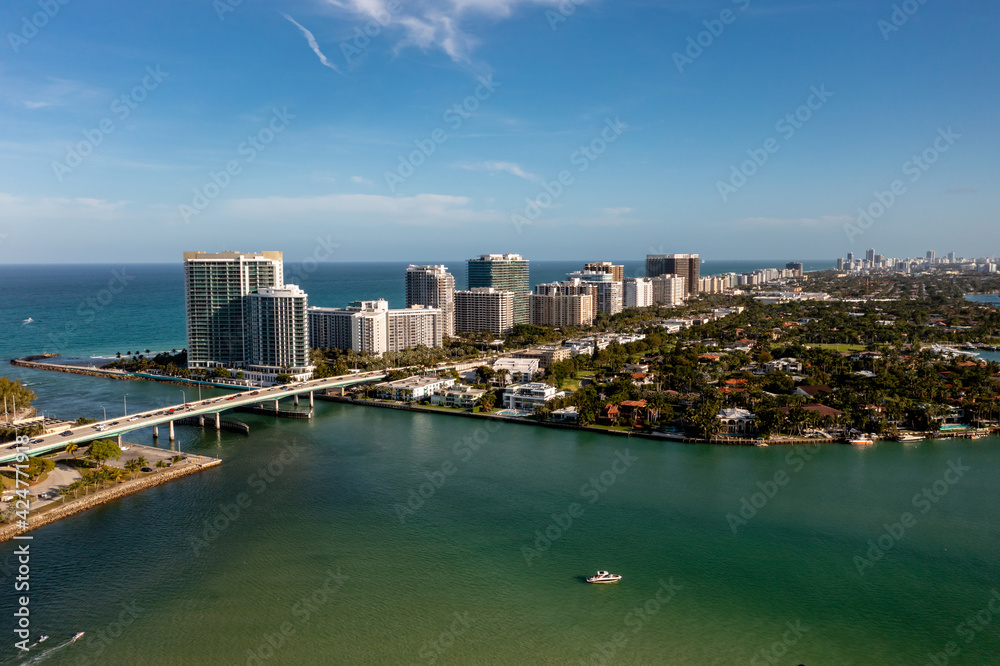 Aerial photo Haulover Miami Beach inlet
