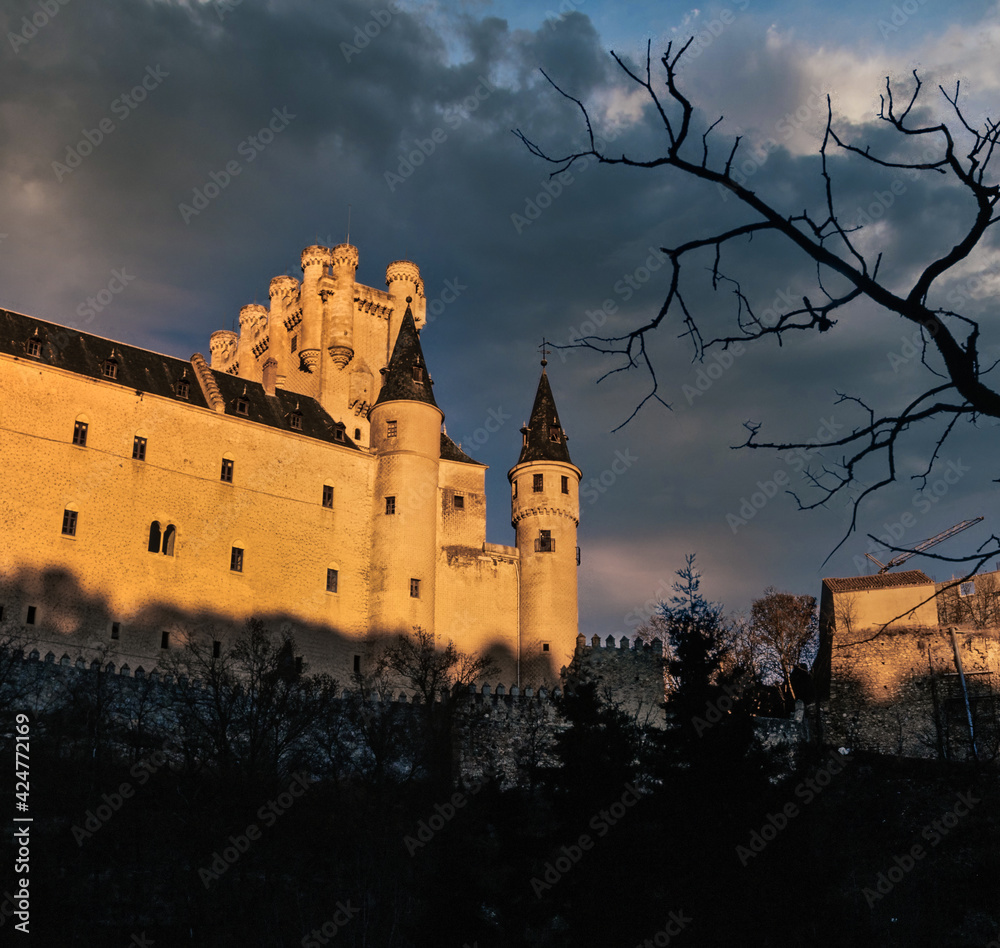 Castle Segovia Spain.
