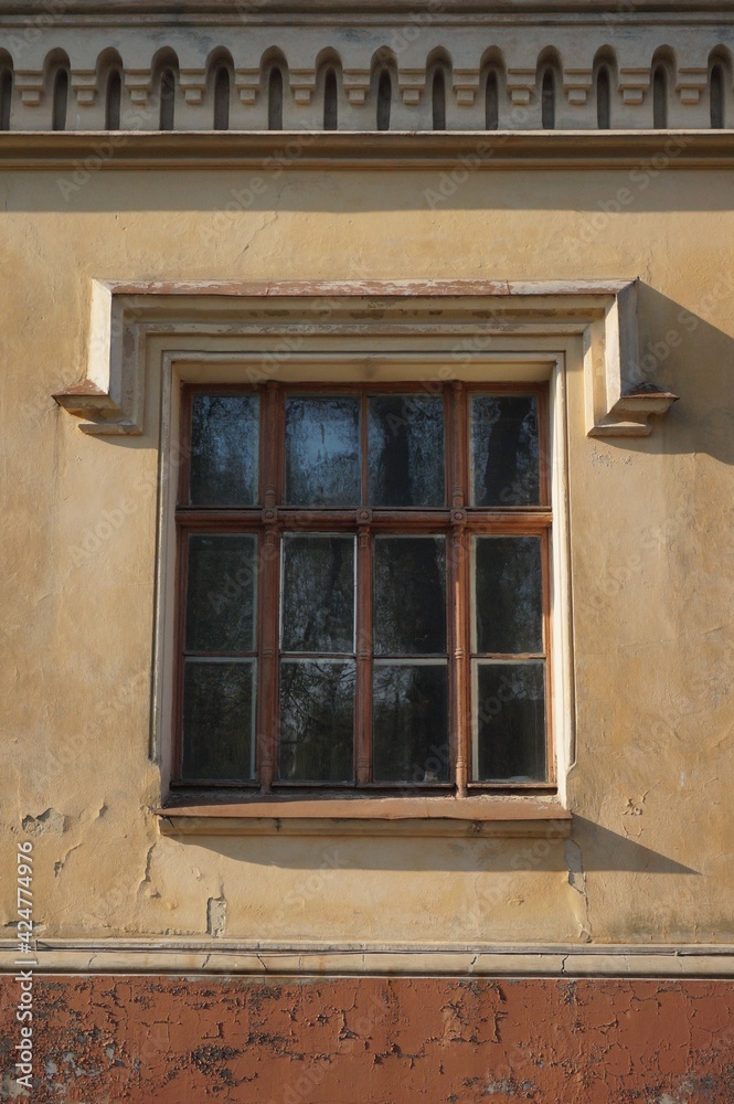 old window in building
