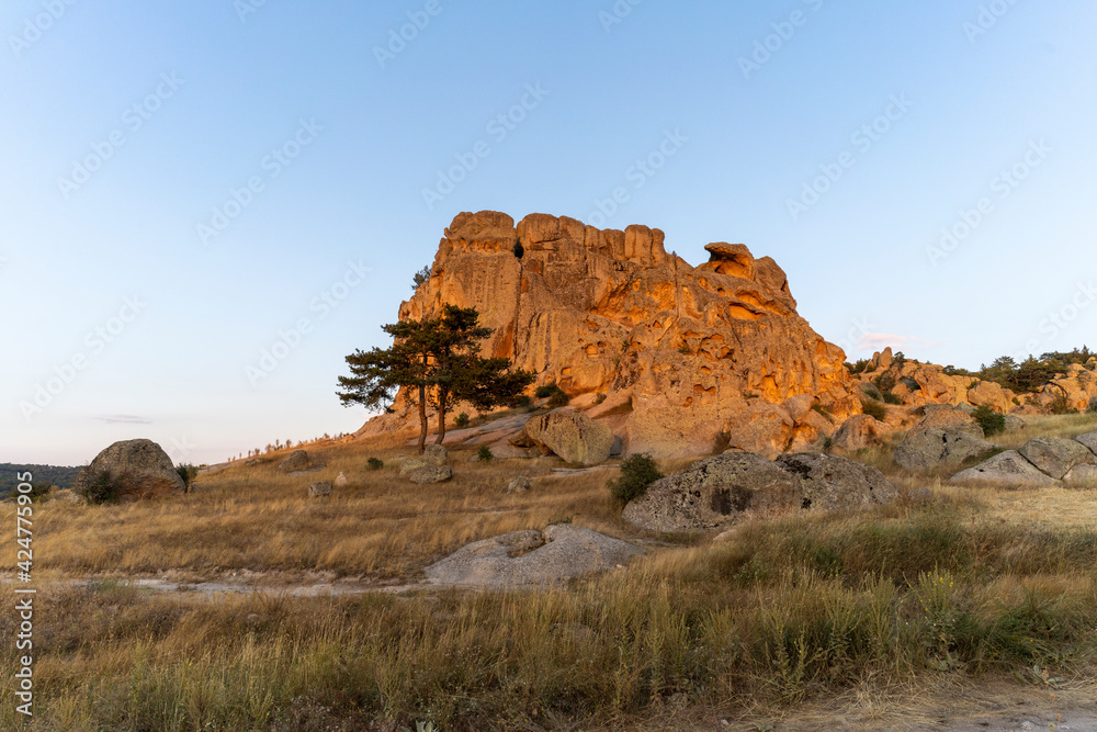 Doganli castle, Frig Valley in Afyon, Turkey Doganli castle, Frig Valley in Afyon, Turkey