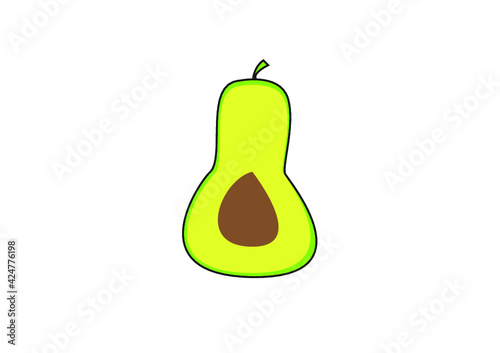 pear isolated on white