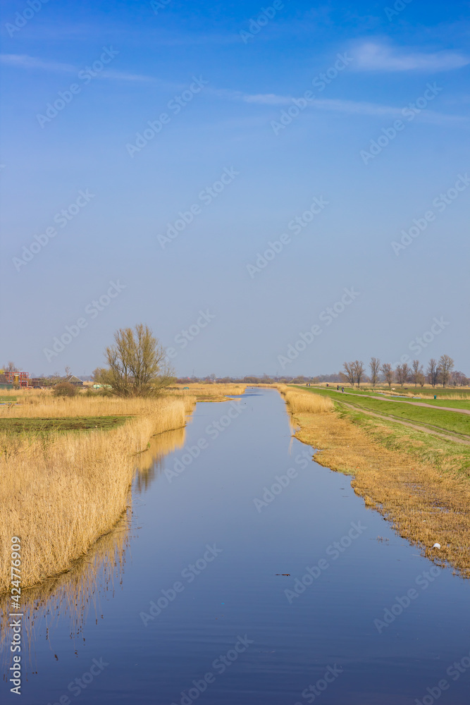 River in recreation area Het Twiske in Zaanstreek in The Netherlands