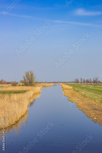 River in recreation area Het Twiske in Zaanstreek in The Netherlands