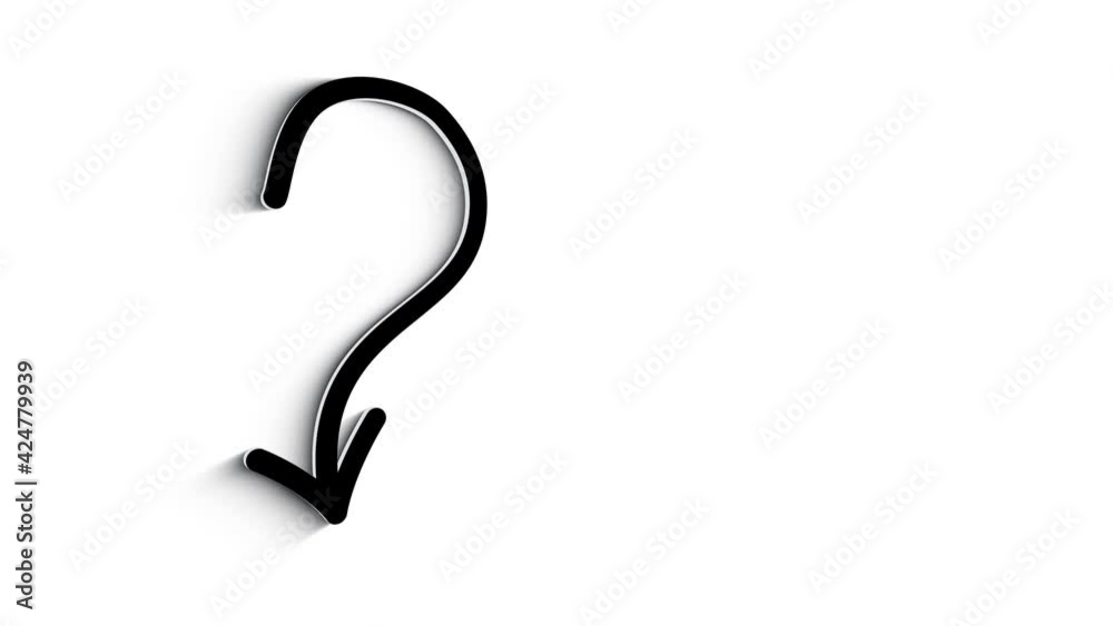 3D Line Icon arrows for text Animation on white background. 3D Line Icon arrows for text Animation on white background.
