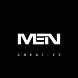 MEN Letter Initial Logo Design Template Vector Illustration