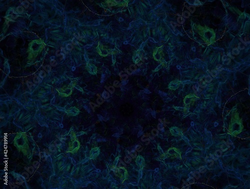 Imaginatory fractal background generated Image