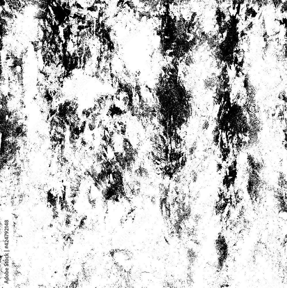 Fototapeta premium Rough black and white texture vector. Distressed overlay texture. Grunge background. Abstract textured effect. Vector Illustration. Black isolated on white background. EPS10