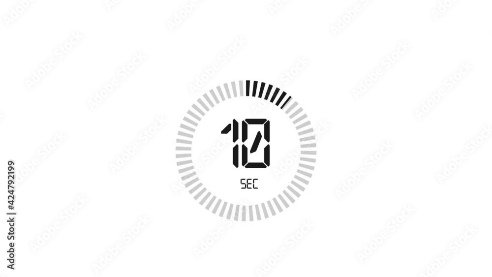 The 50 second, stopwatch icon. Stopwatch icon in flat style, timer on on color background. Motion graphics. The 50 second, stopwatch icon. Stopwatch icon in flat style, timer on on color background. Motion graphics.